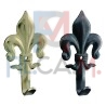 GANCIO PER QUADRI 'GIGLIO' mm 35 - pz.  5 bronzato
