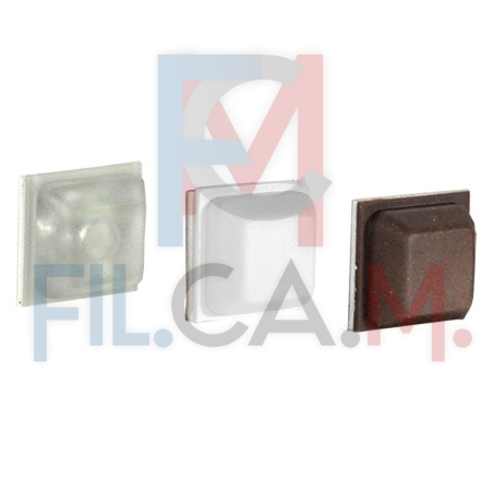 PARACOLPI mm 15 x 15 x 6 - pz 8 trasparenti