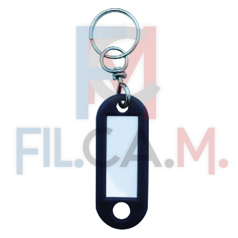 TARGHETTA PORTACHIAVI CON GIVOLARE mm 63 x 16 - pz 10