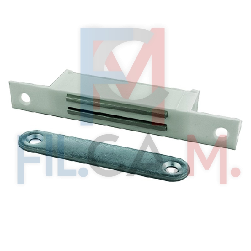 CHIUSURA MAGNETICA forza 12 kg bianca - pz. 1