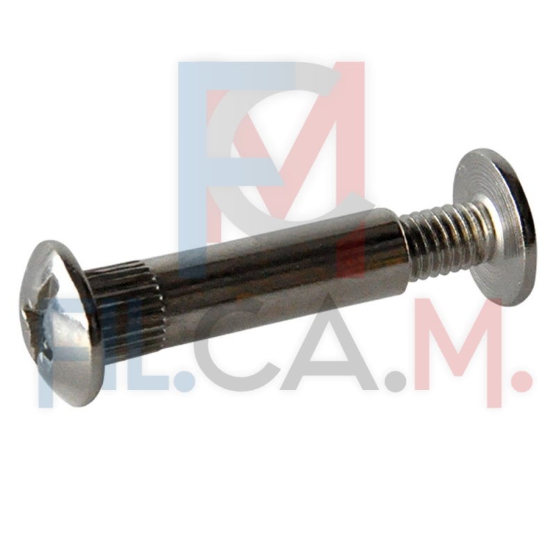 GIUNZIONE PER MOBILI mm 31 - pz 4 nichelata