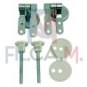 CERNIERA PER FISSAGGIO SEDILE WC 2 pz
