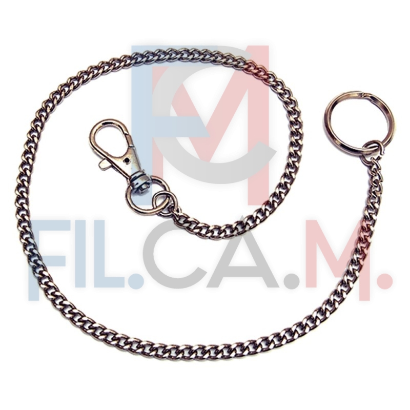 PORTACHIAVI CON CATENELLA cromato - pz. 1