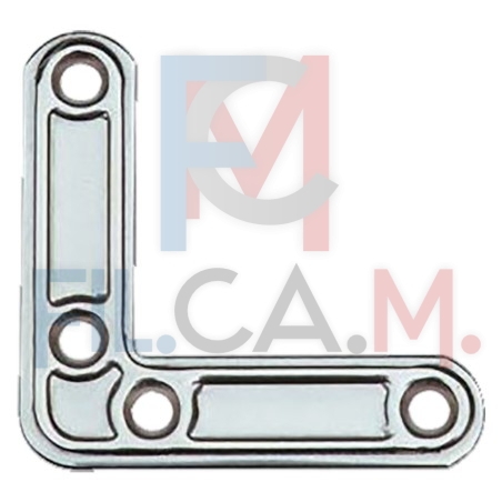 ANGOLO DI RINFORZO A SQUADRA mm 40 x 40 - pz. 4