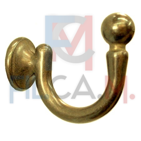 GANCIO PER TENDA 'MILANO' mm. 40 oro - pz. 2