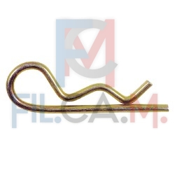 COPPIGLIE ELASTICHE ZINCATE mm. 2  - pz. 10