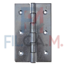 CERNIERA ACCIAIO ZINCATO ART.840 mm  86 x 55 - 2 pezzi