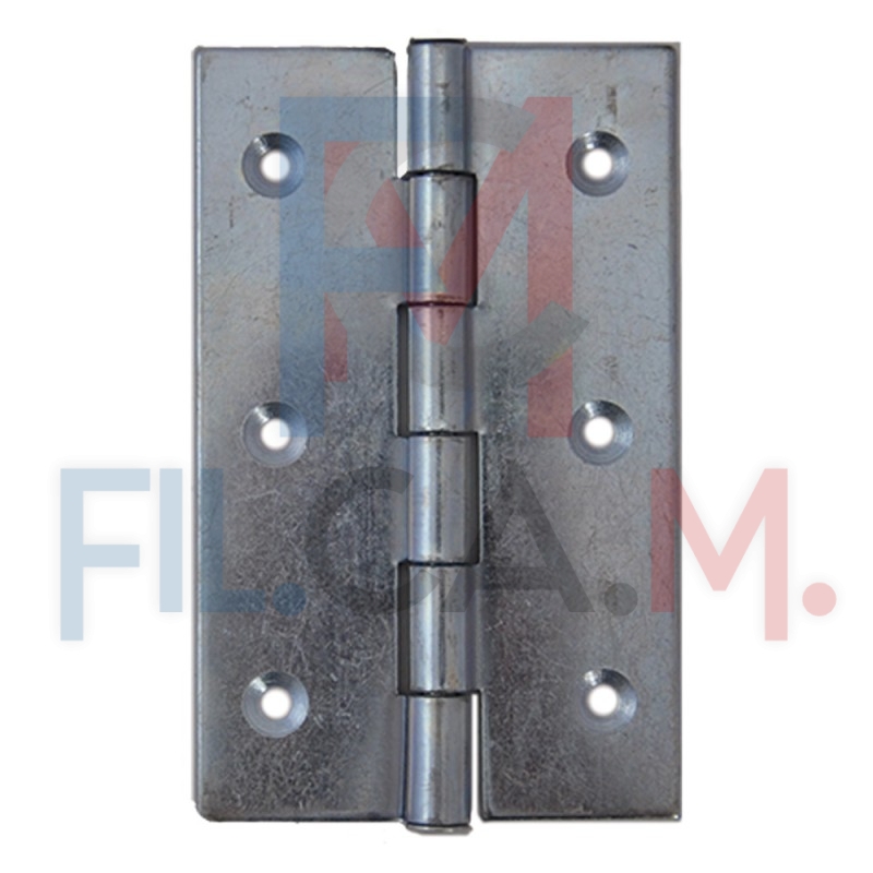 CERNIERA ACCIAIO ZINCATO ART.840 mm  86 x 55 - 2 pezzi