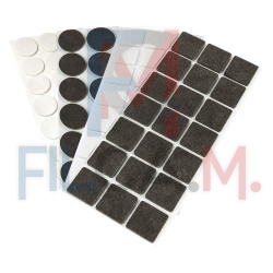 SOTTOSEDIA AUTOADESIVO 30 x 30 - pz 6 bianco