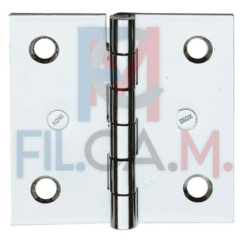 CERNIERA IN ACCIAIO INOX ART.850IN mm. 40 x 30 - pz. 2