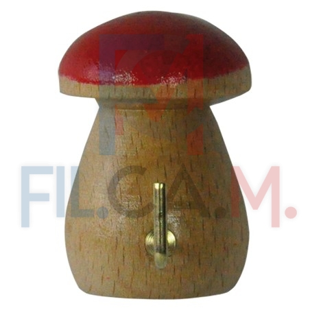 APPENDITUTTO ADESIVO LEGNO 'FUNGO' 1 posto - pz. 2