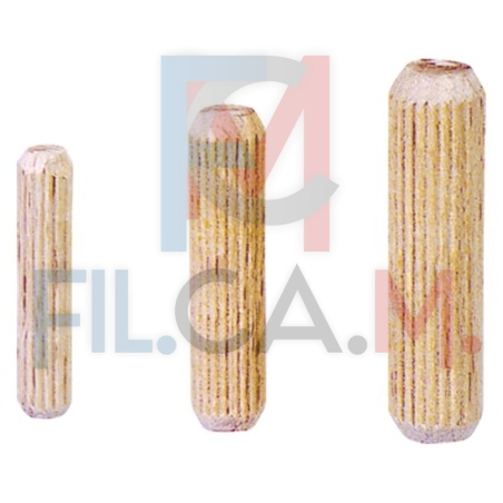 TASSELLI DI LEGNO PER MOBILI mm 10 x 40 - pz. 40
