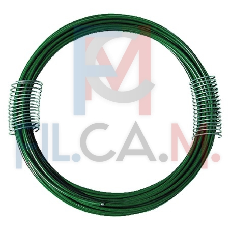 MATASSINA FILO FERRO PLASTIFICATO mm 2,2 - mt.  9
