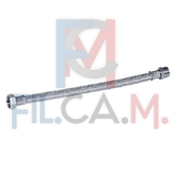FLESSIBILE IN ACCIAIO INOX cm 35 M 3/8 x 3/8 F - pz.2