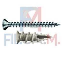 TASSELLO NYLON 'NAV' vite 4,5 x 50 - pz.  8