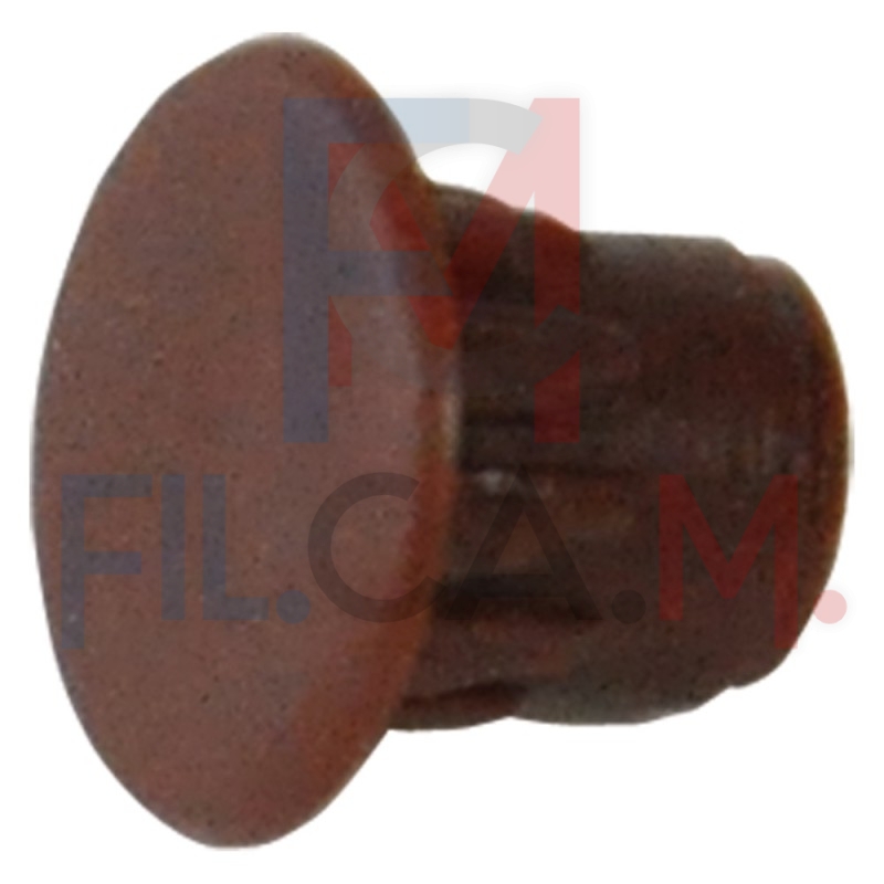TAPPI COPRIFORO PER ARMADI mm. 5  pz 50 - marrone