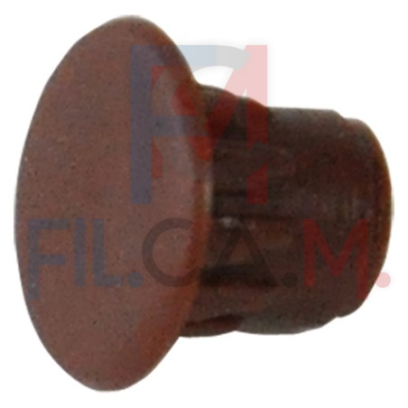 TAPPI COPRIFORO PER ARMADI mm. 5  pz 50 - marrone
