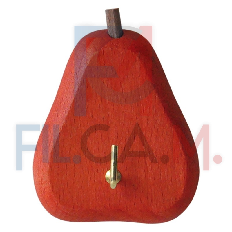 APPENDITUTTO ADESIVO LEGNO 'PERA' 1 posto - pz. 1