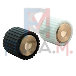 REGGIPIANO IN OTTONE CON GOMMA pz  8 - marrone