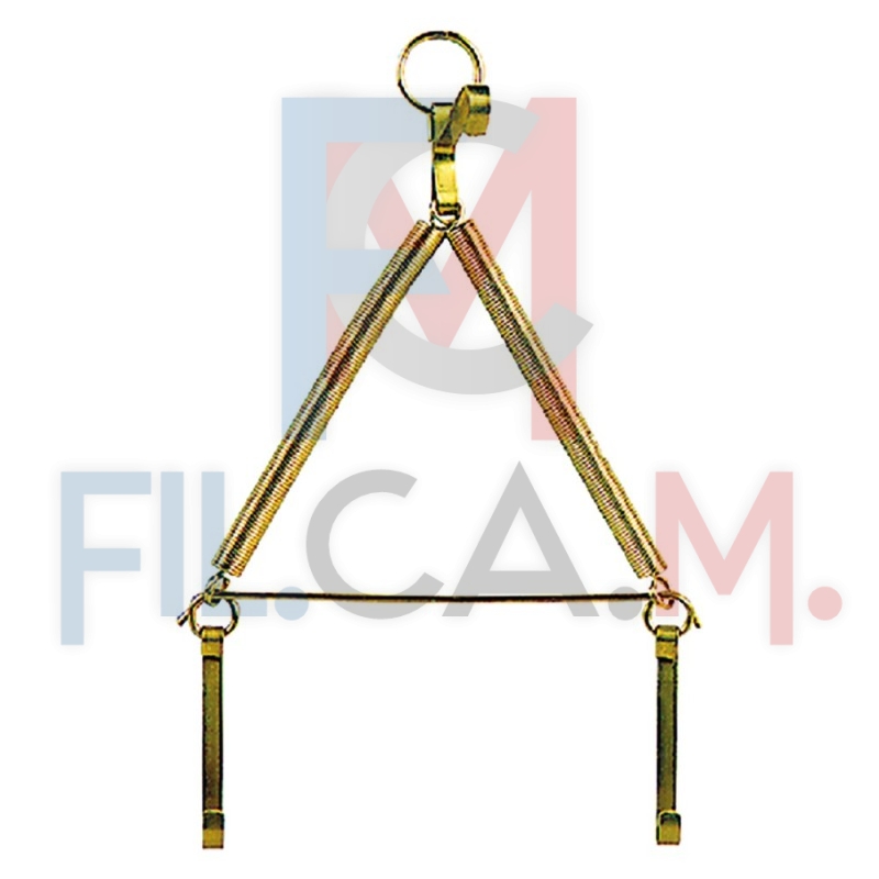 GANCIO A MOLLA APPENDIPIATTI N.3 - pz. 2