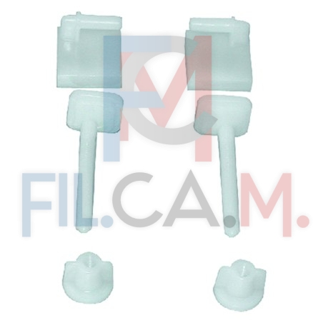 SUPPORTI PER COPRIVASO in pvc - 2 pz