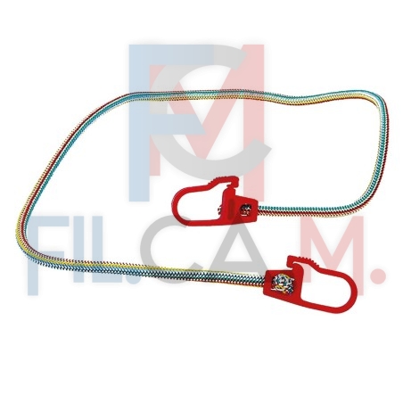 MOLLA ELASTICA LEGABAGAGLI GANCI PLASTICA cm. 200 - pz 1