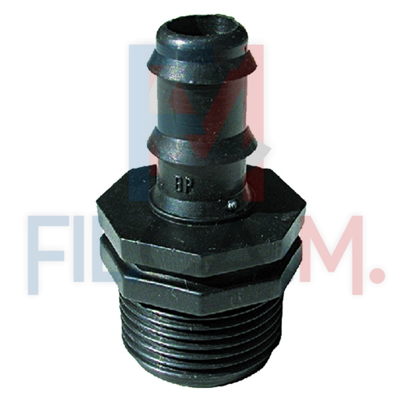 RACCORDO CON FILETTO MASCHIO ø 16 x 1/2 - pz 5