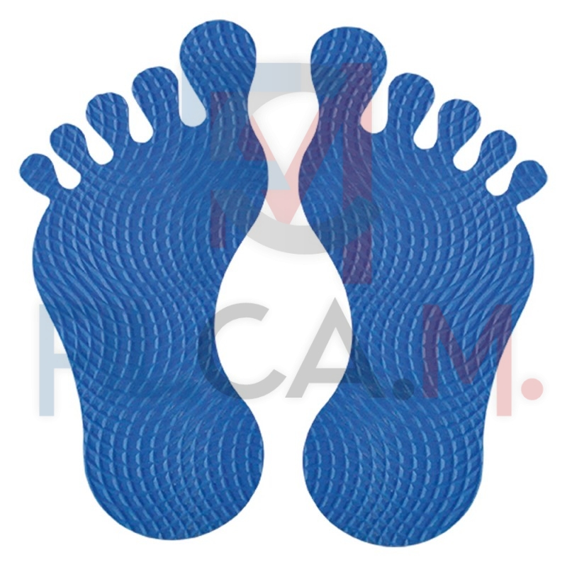 TAPPETO ANTISCIVOLO 'FOOT' 8 pz